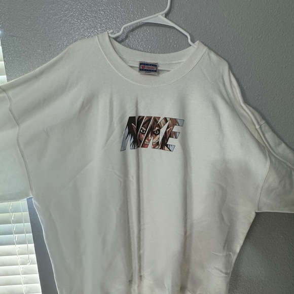 Attack On Titan Eren Yeager x Nike Crewneck Sweatshirt - Picture 2 of 2